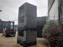 Vöruhús úr plastgámum