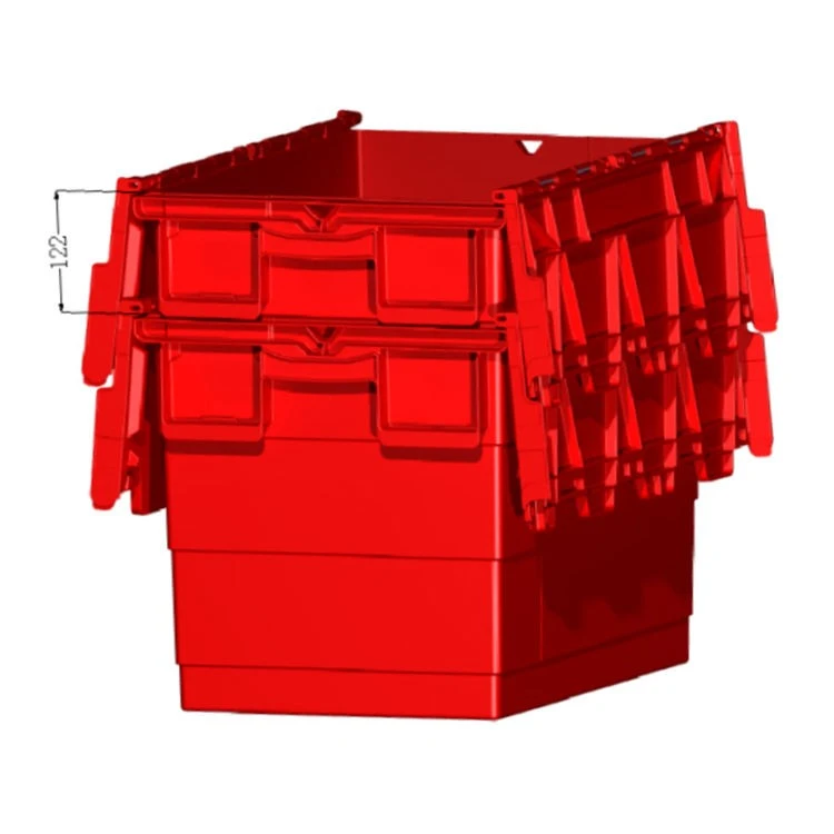 Logistics Plastic Box With Lid Can Be Set Stacked suppliers